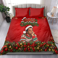 James Baldwin Christmas Bedding Set Ugly Christmas Pattern Vintage Holiday