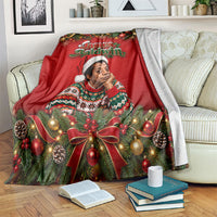 James Baldwin Christmas Blanket Ugly Christmas Pattern Vintage Holiday