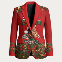 James Baldwin Christmas Blazer Ugly Christmas Pattern Vintage Holiday