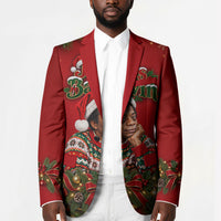 James Baldwin Christmas Blazer Ugly Christmas Pattern Vintage Holiday