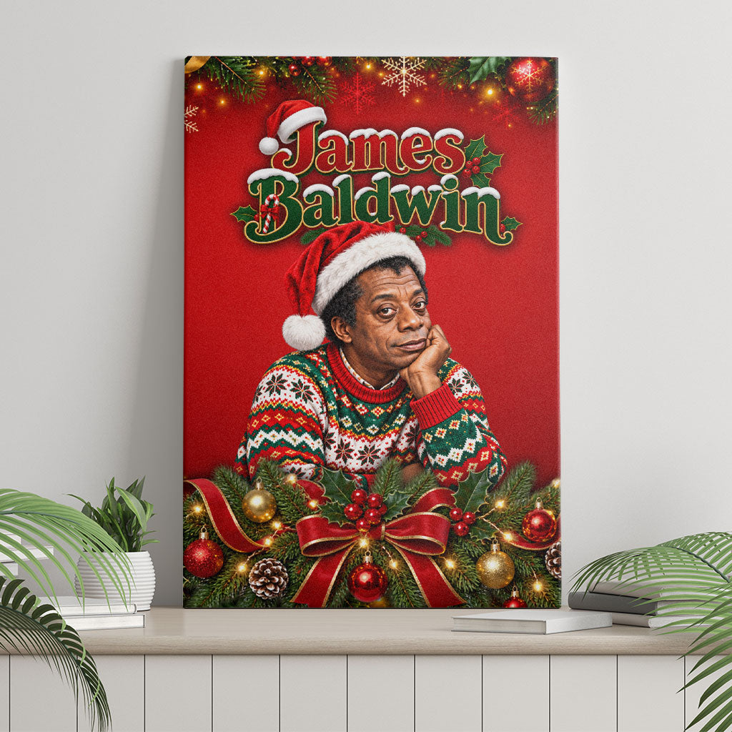 James Baldwin Christmas Canvas Wall Art Ugly Christmas Pattern Vintage Holiday