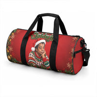 James Baldwin Christmas Duffle Bag Ugly Christmas Pattern Vintage Holiday