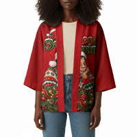 James Baldwin Christmas Kimono Ugly Christmas Pattern Vintage Holiday