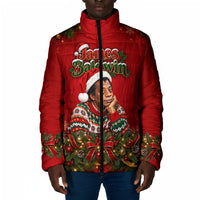 James Baldwin Christmas Padded Jacket Ugly Christmas Pattern Vintage Holiday