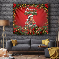 James Baldwin Christmas Tapestry Ugly Christmas Pattern Vintage Holiday