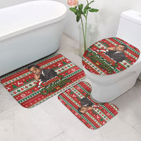 James Baldwin Christmas Bathroom Set African American Author Ugly Christmas Pattern Retro