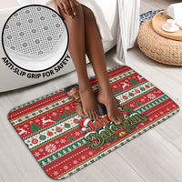 James Baldwin Christmas Bathroom Set African American Author Ugly Christmas Pattern Retro