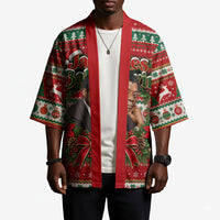 James Baldwin Christmas Kimono African American Author Ugly Christmas Pattern Retro