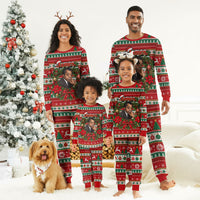 James Baldwin Christmas Pajama Set African American Author Ugly Christmas Pattern Retro