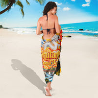Bhutan National Day Thunder Dragon Sarong Traditional Himalayan Architecture