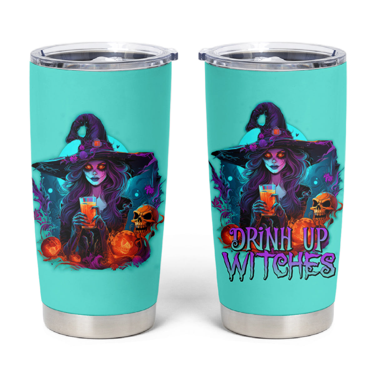 Drink Up Witches Halloween Tumbler Cup - Wonder Print Shop