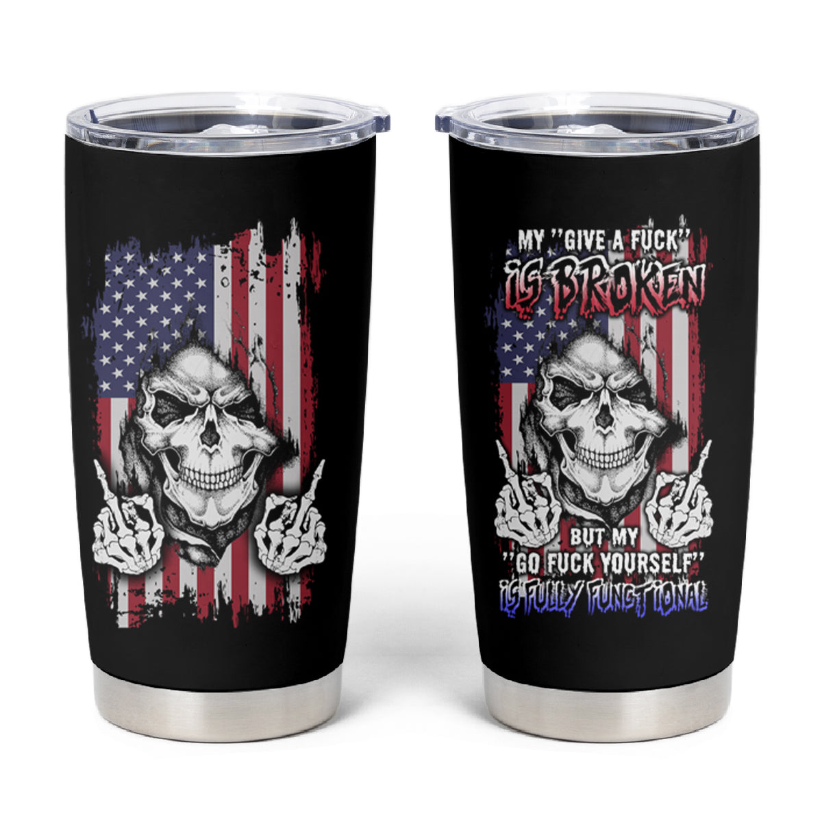 My Give A F Reaper Flag Tumbler Cup - Wonder Print Shop