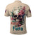 Fresh Out Of F Watercolor Skull Polo Shirt - Wonder Print Shop