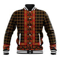 Cameroon Toghu Heritage Baseball Jacket Traditional Bamenda Pattern In African