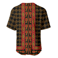 Cameroon Toghu Heritage Baseball Jersey Traditional Bamenda Pattern In African