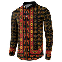 Cameroon Toghu Heritage Button Sweatshirt Traditional Bamenda Pattern In African