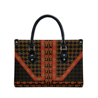 Cameroon Toghu Heritage Leather Bag Traditional Bamenda Pattern In African