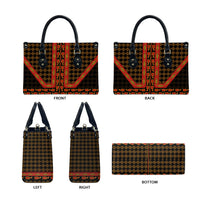 Cameroon Toghu Heritage Leather Bag Traditional Bamenda Pattern In African