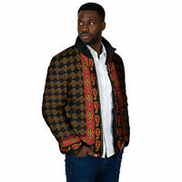 Cameroon Toghu Heritage Padded Jacket Traditional Bamenda Pattern In African