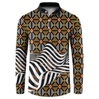 Cameroon Toghu Bamenda Button Sweatshirt African Traditional Art