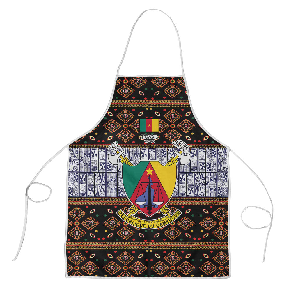 Cameroon Toghu Apron Flag Coat Of Arms - Traditional Bamenda Art