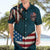 American Flag Skull Hawaiian Shirt I'm an American I Have The Right To Bear Arms Your Approval Is Not Required - Wonder Print Shop