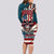 American Flag Skull Long Sleeve Bodycon Dress I'm an American I Have The Right To Bear Arms Your Approval Is Not Required - Wonder Print Shop