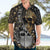 Skull Pattern Hawaiian Shirt Love and Death - Wonder Print Shop