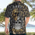 Skull Pattern Hawaiian Shirt Love and Death - Wonder Print Shop