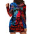 Be Careful Skull Hoodie Dress - Wonder Print Shop