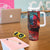 Be Careful Skull Tumbler With Handle - Wonder Print Shop