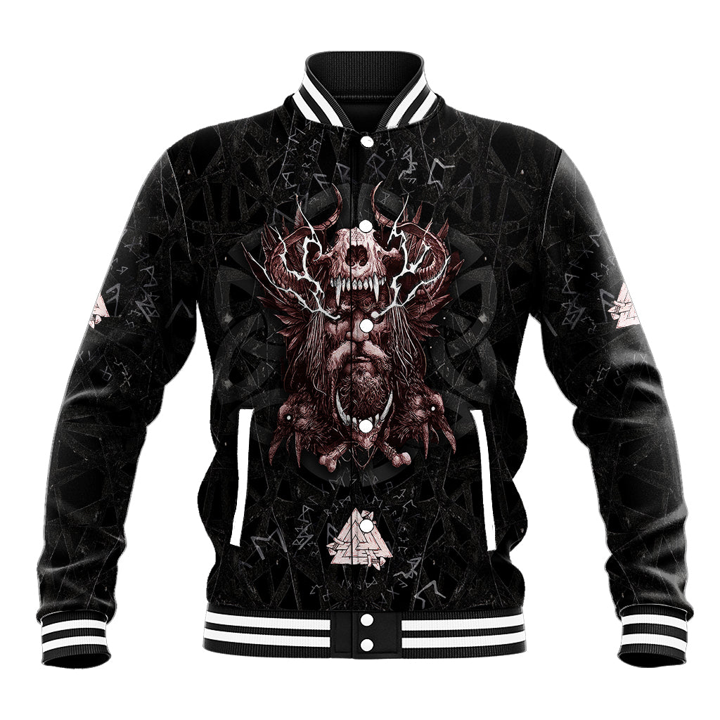 Viking Odin Baseball Jacket Viking Allfather's Radiance - Wonder Print Shop