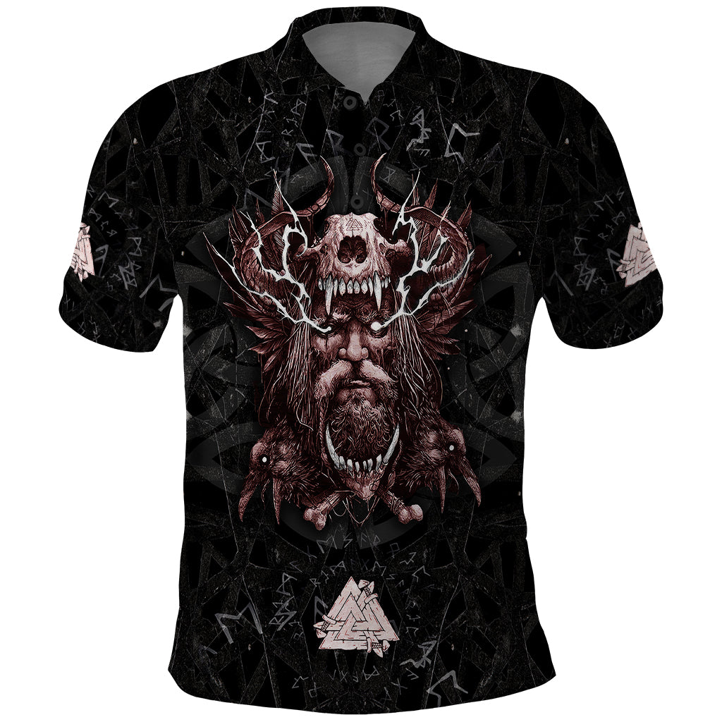 Viking Odin Polo Shirt Viking Allfather's Radiance - Wonder Print Shop