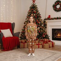 Basketball Santa Claus Christmas Pajama Set Xmas Holiday Patterns - Wonder Print Shop