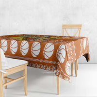 Basketball Santa Claus Christmas Tablecloth Xmas Holiday Patterns - Wonder Print Shop