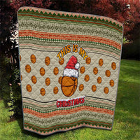 Basketball Winter Christmas Quilt Xmas Holiday Patterns - Wonder Print Shop
