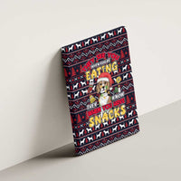 Beagle Dog They Know When You Have Snacks Christmas Canvas Wall Art Xmas Holiday Patterns - Wonder Print Shop
