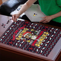 Beagle Dog They Know When You Have Snacks Christmas Puzzle Xmas Holiday Patterns - Wonder Print Shop