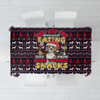 Beagle Dog They Know When You Have Snacks Christmas Tablecloth Xmas Holiday Patterns - Wonder Print Shop