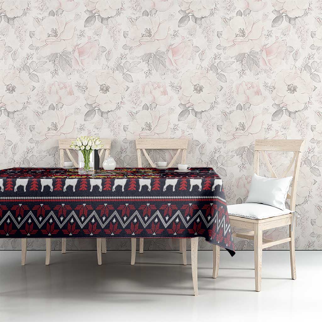 Beagle Dog They Know When You Have Snacks Christmas Tablecloth Xmas Holiday Patterns - Wonder Print Shop
