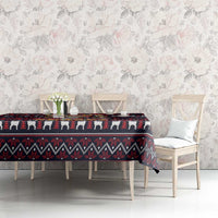 Beagle Dog They Know When You Have Snacks Christmas Tablecloth Xmas Holiday Patterns - Wonder Print Shop