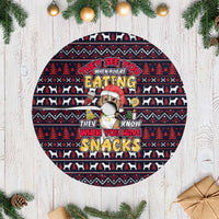 Beagle Dog They Know When You Have Snacks Christmas Tree Skirt Xmas Holiday Patterns - Wonder Print Shop