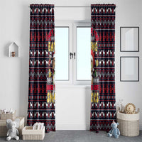 Beagle Dog They Know When You Have Snacks Christmas Window Curtain Xmas Holiday Patterns - Wonder Print Shop