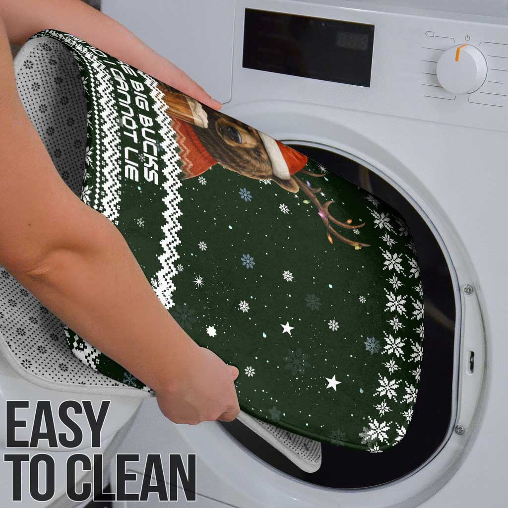 Bear Hunting and Beer Christmas Bathroom Set Xmas Holiday Patterns - Wonder Print Shop