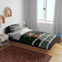 Bear Hunting and Beer Christmas Bedding Set Xmas Holiday Patterns - Wonder Print Shop