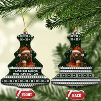 Bear Hunting and Beer Christmas Ceramic Ornament Xmas Holiday Patterns - Wonder Print Shop