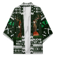 Bear Hunting and Beer Christmas Kimono Xmas Holiday Patterns - Wonder Print Shop