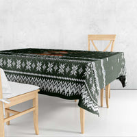 Bear Hunting and Beer Christmas Tablecloth Xmas Holiday Patterns - Wonder Print Shop