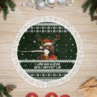 Bear Hunting and Beer Christmas Tree Skirt Xmas Holiday Patterns - Wonder Print Shop