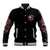 My Give A F Rose Skull Baseball Jacket - Wonder Print Shop